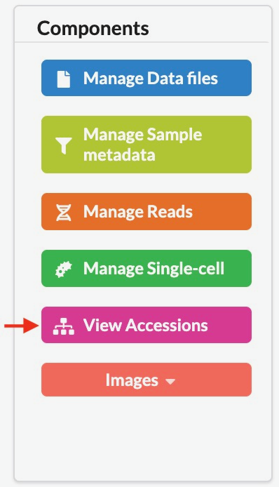 AAccession profile component button for Biodata profiles